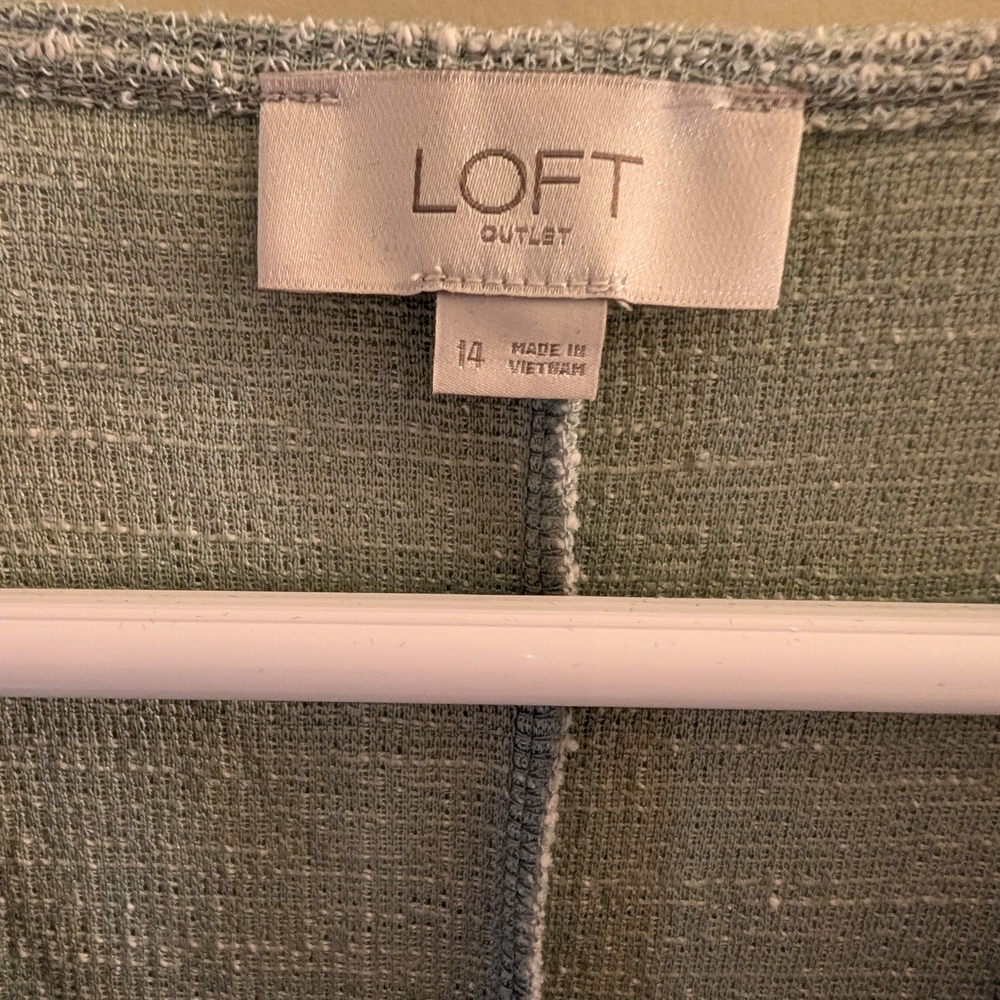 EUC! LOFT Sleeveless Dress size 14 - Picture 2 of 5